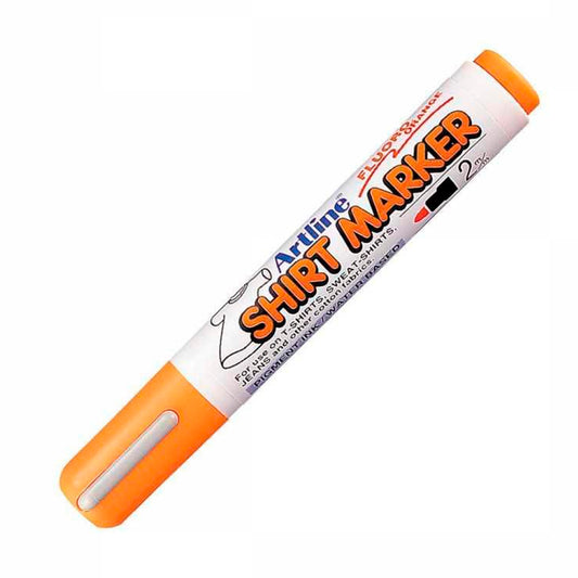 Artline Shirt 2 mm Neon Turuncu Marker Kalem - Kumaş Kalemi, Tişört Boyama ve Kalıcı Tekstil Markeri