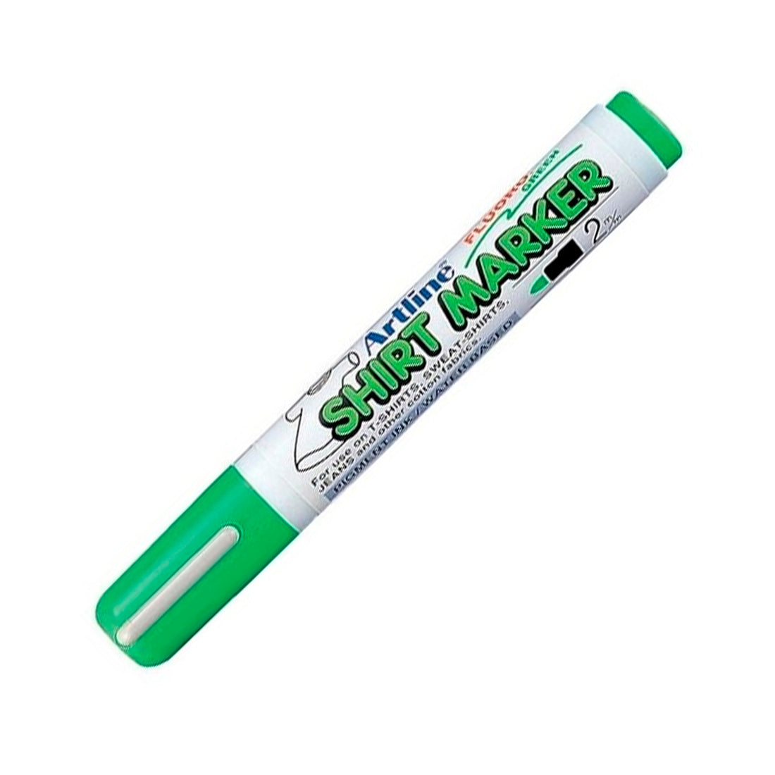 Artline Shirt 2 mm Neon Yeşil Marker Kalem - Kumaş Boyama ve Tekstil Kalemi