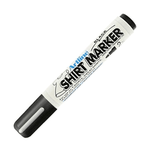 Artline Shirt 2 mm Siyah Marker Kalem - Kumaş Boyama ve Tekstil Tasarım Kalemi