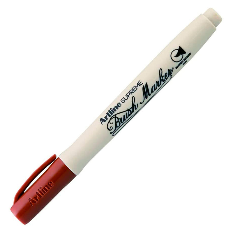 Artline Supreme Kahverengi Brush Uçlu Kalem - Sanatsal Çizim, İllüstrasyon ve Marker Kalemi