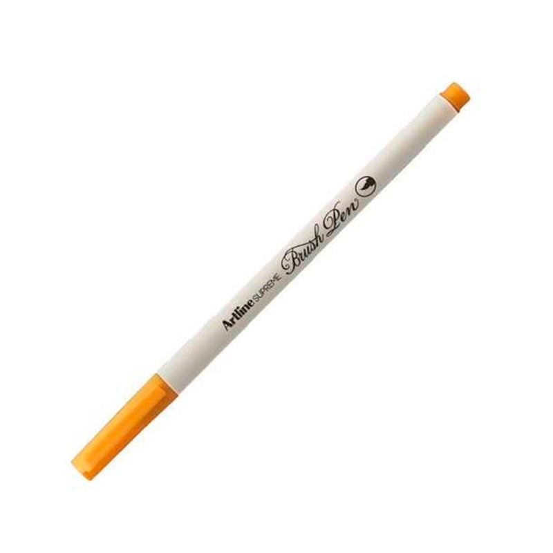 Artline Supreme Krom Sarı Brush Uçlu Kalem - Sanat, Çizim ve Kaligrafi Markeri