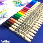 Artline Supreme Royal Mavi Brush Uçlu Kalem - Sanatsal Çizim, Boyama ve Marker Kalemi
