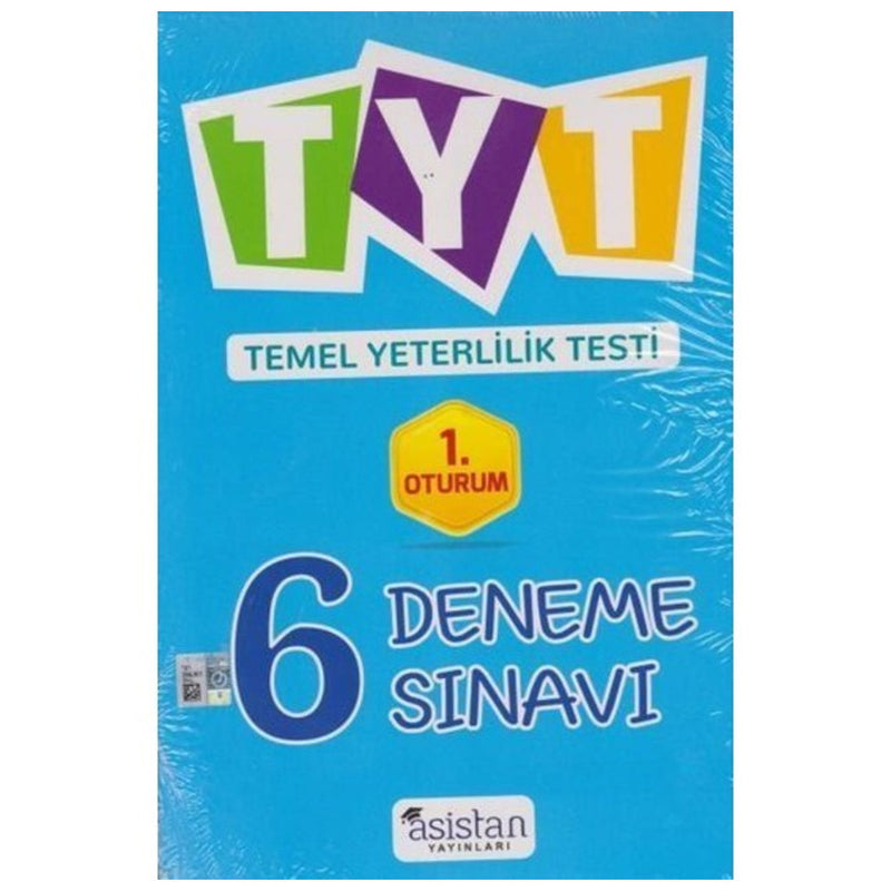 Asistan Yayınları TYT 1.Oturum 6 Deneme Seti