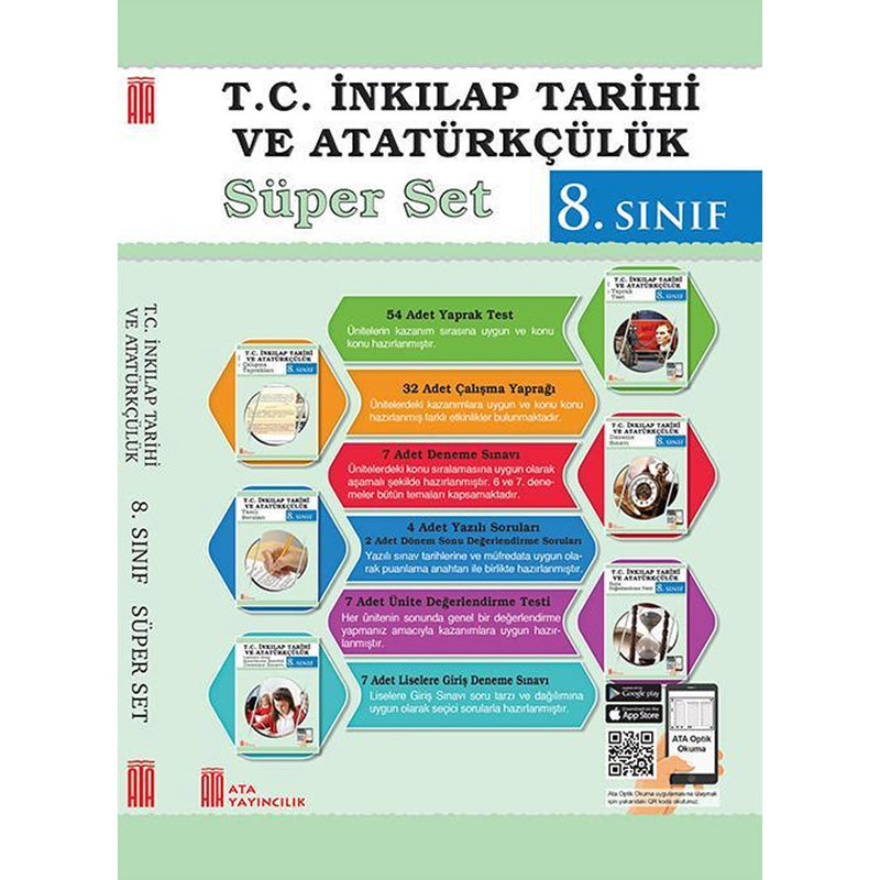 Ata Yayınları 8.Sınıf İnkılap Tarihi ve Atatürkçülük Süper Set