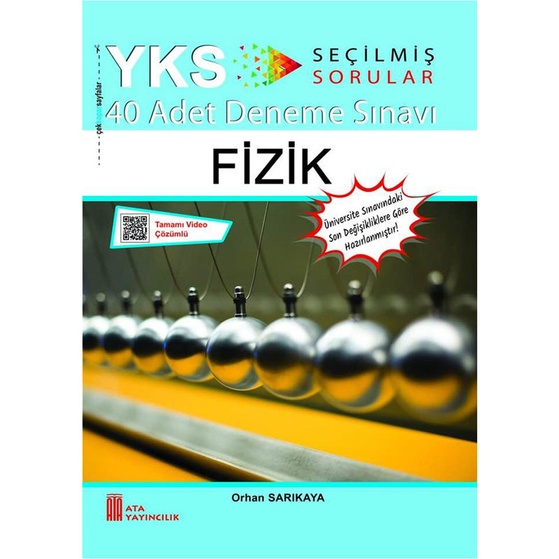 Ata Yayınları TYT Fizik 40 Deneme Sınavı