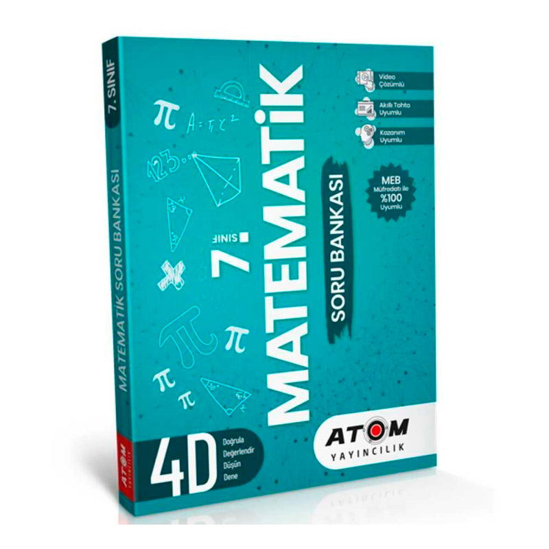 Atom Yayınları 7. Sınıf Matematik Soru Bankası