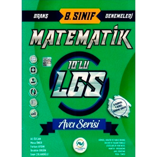 Av Yayınları 8. Sınıf LGS Matematik 10'lu Deneme
