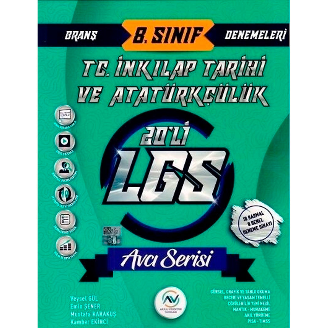 Av Yayınları 8. Sınıf LGS T.C. İnkılap Tarihi ve Atatürkçülük Avcı 20'li Deneme