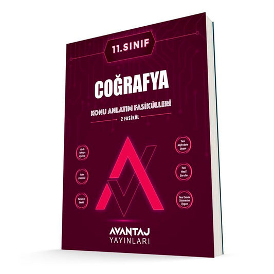 Avantaj Yayınları 11.Sınıf Coğrafya Konu Anlatım Fasikülleri