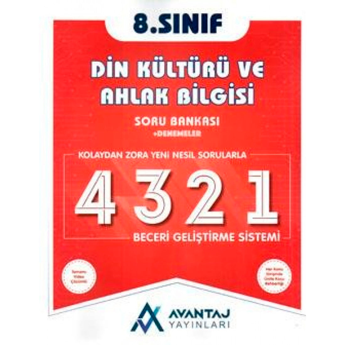 Avantaj Yayınları 8.sınıf Din Kültürü ve Ahlak Bilgisi Soru Bankası + Denemeler