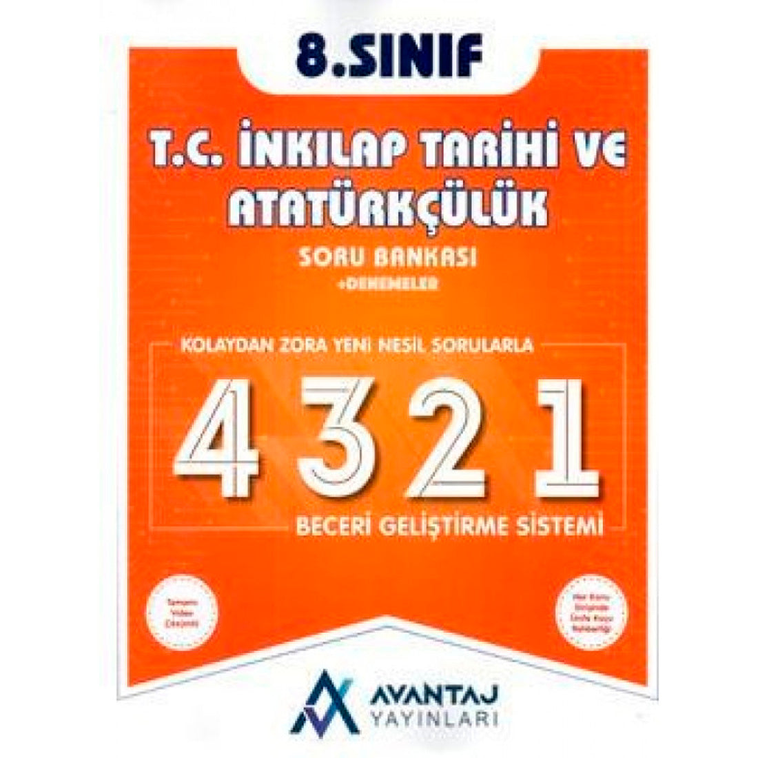 Avantaj Yayınları 8.sınıf T.C. İnkılap Tarihi ve Atatürkçülük Soru Bankası + Denemeler