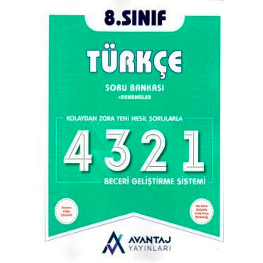 Avantaj Yayınları 8.sınıf Türkçe Soru Bankası + Denemeler