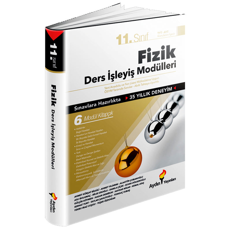 Aydın Yayınları 11. Sınıf  Fizik Ders İşleyiş Modülleri