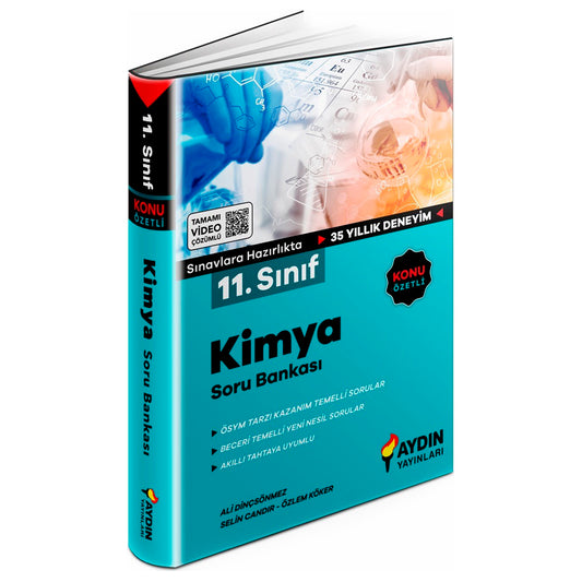 Aydın Yayınları 11. Sınıf Kimya Konu Özetli Soru Bankası