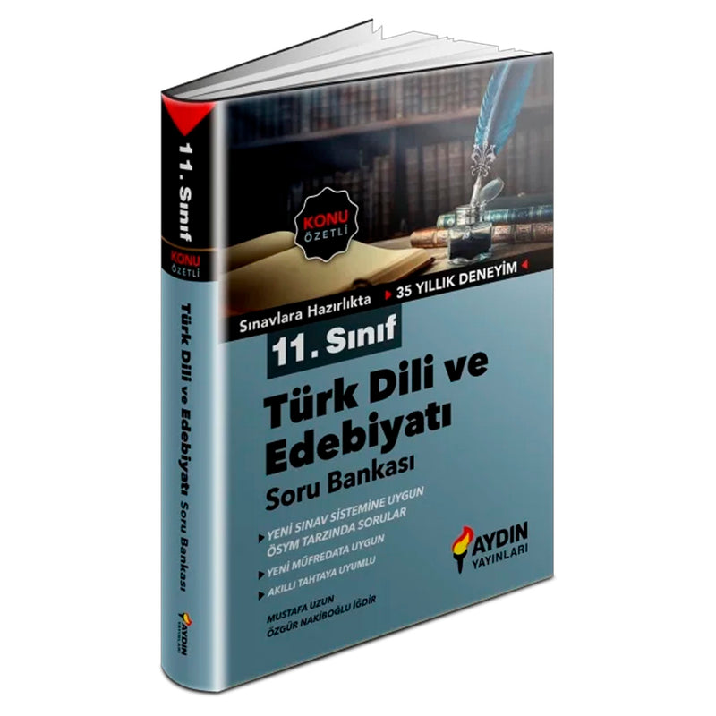 Aydın Yayınları 11. Sınıf Türk Dili ve Edebiyatı Konu Özetli Soru Bankası