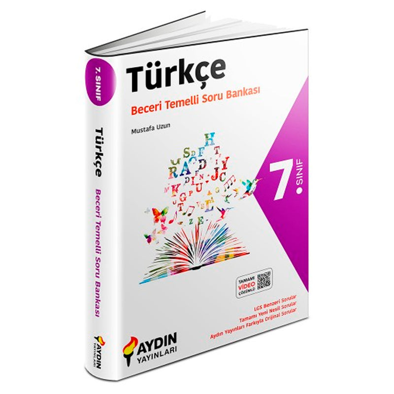 Aydın Yayınları 7. Sınıf Türkçe Beceri Temelli Soru Bankası