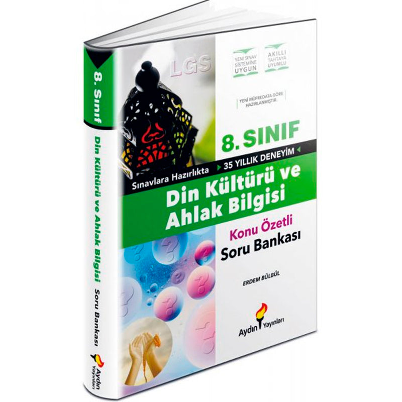 Aydın Yayınları 8. Sınıf Din Kültürü ve Ahlak Bilgisi Konu Özetli Soru Bankası