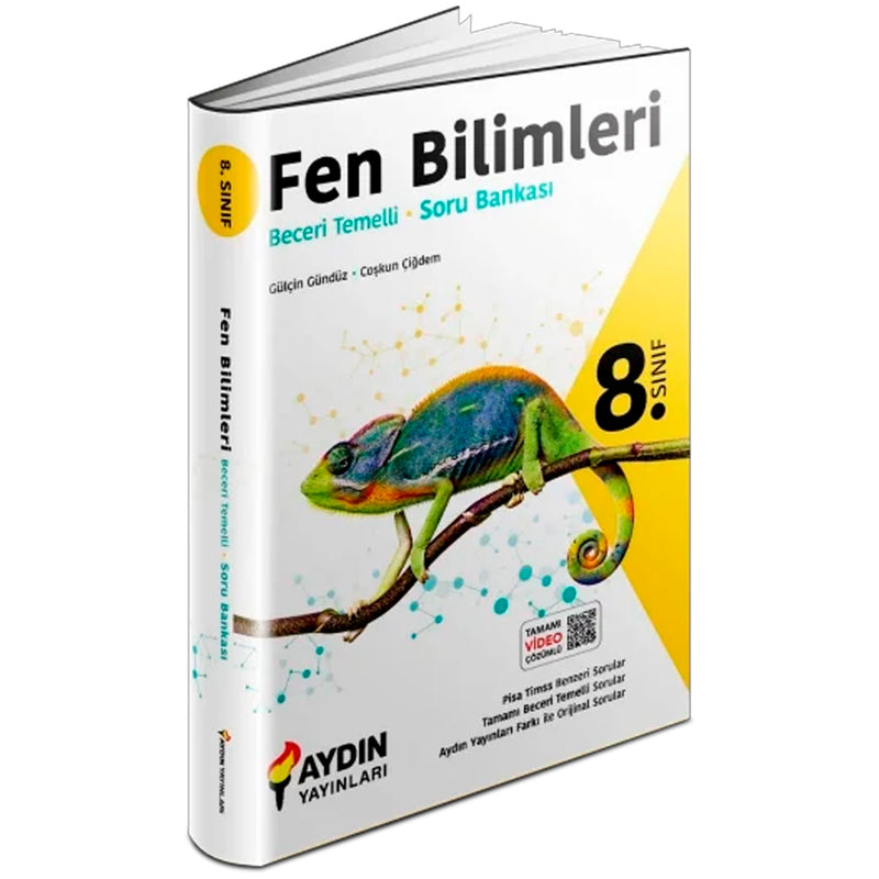 Aydın Yayınları 8. Sınıf Fen Bilimleri Beceri Temelli Soru Bankası