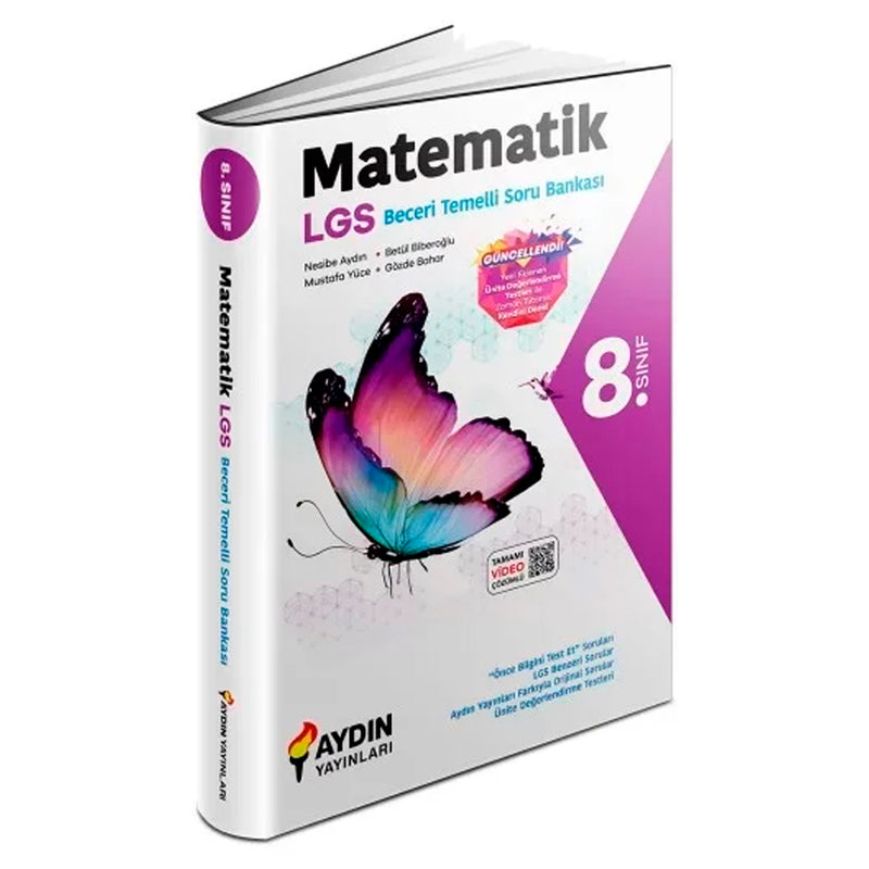 Aydın Yayınları 8. Sınıf Matematiki Beceri Temelli Soru Bankası