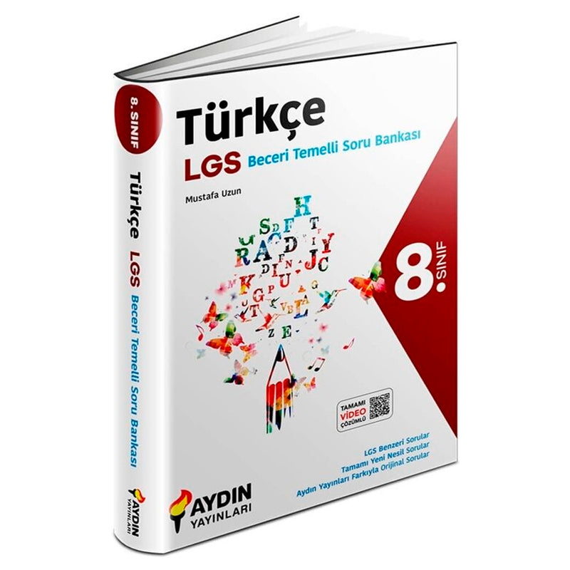 Aydın Yayınları 8. Sınıf Türkçe Beceri Temelli Soru Bankası
