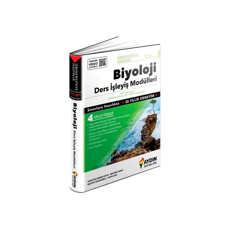 Aydın Yayınları TYT-AYT Üniversiteye Hazırlık Biyoloji Ders İşleyiş Modülleri