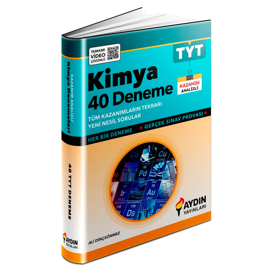 Aydın Yayınları TYT Kimya 40 Deneme