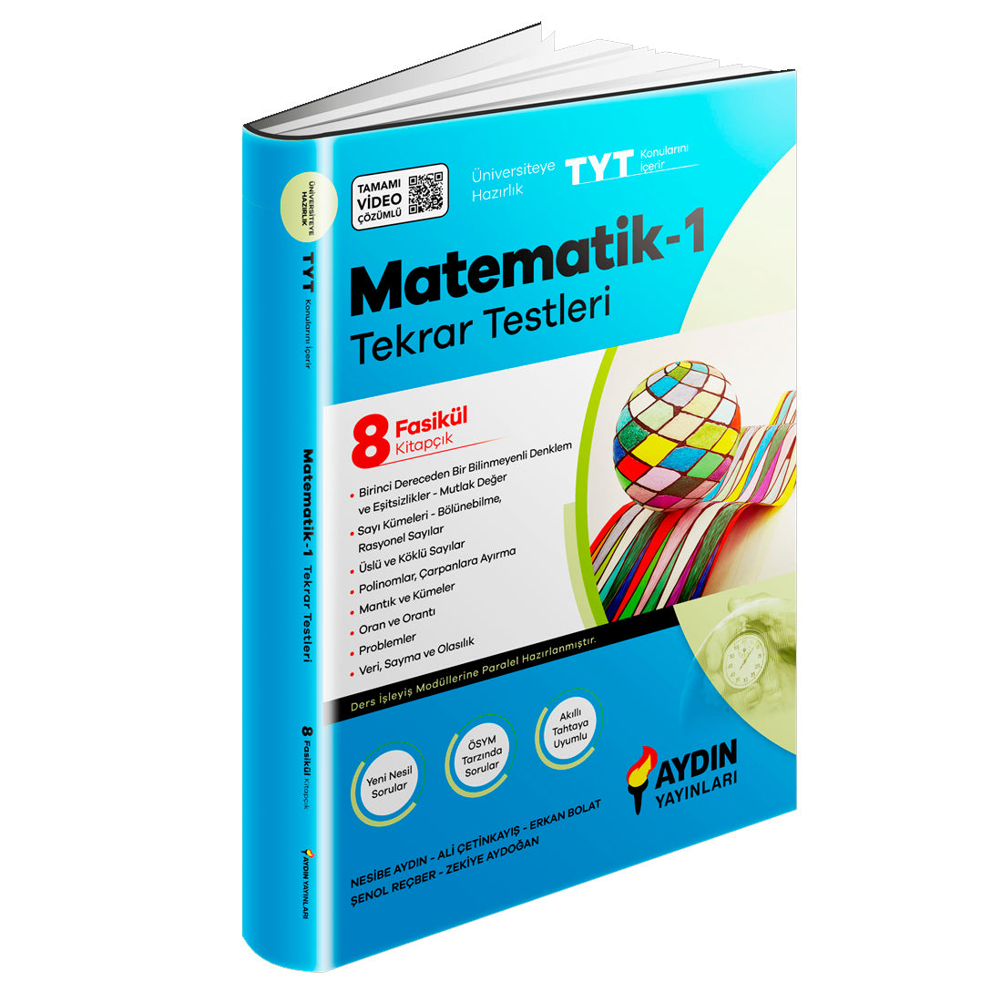 Aydın Yayınları TYT Matematik-1 8 Fasikül Tekrar Testleri