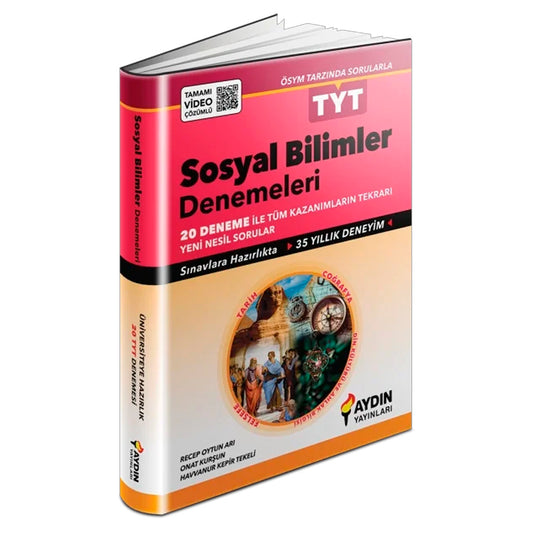 Aydın Yayınları TYT Sosyal Bilimler 20 Deneme