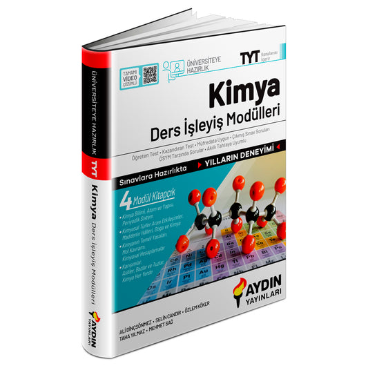 Aydın Yayınları Üniversiteye Hazırlık TYT Kimya Ders İşleyiş Modülleri