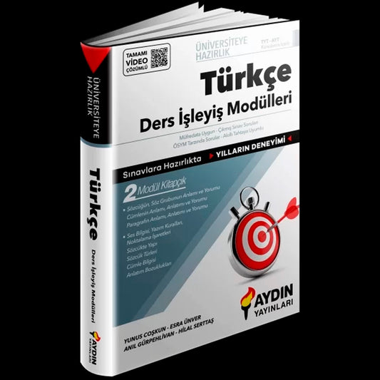 Aydın Yayınları Üniversiteye Hazırlık TYT Türkçe Ders İşleyiş Modülleri