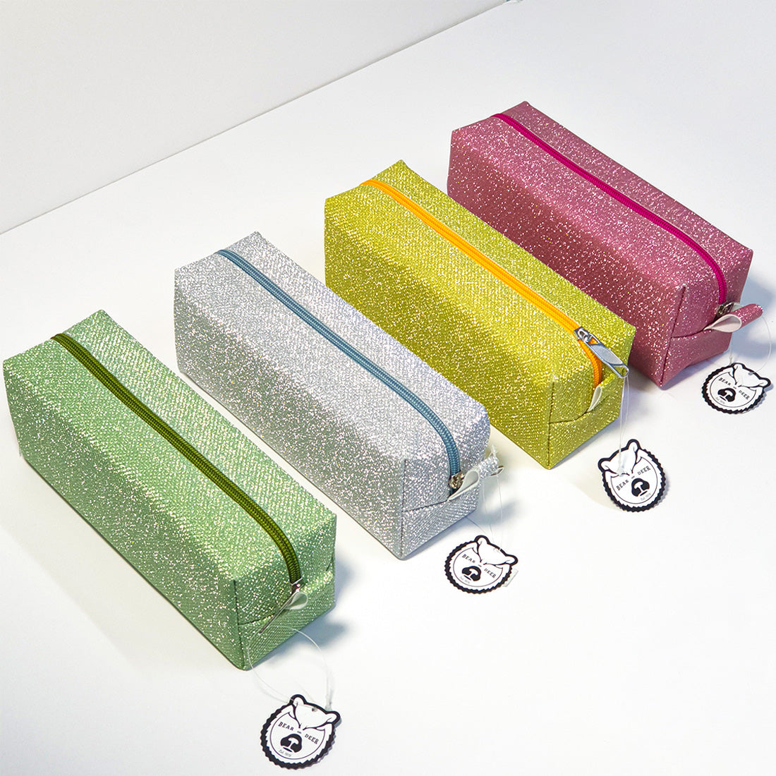 B&D Disco Büyük Boy Simli Kalem Çantası KCS090