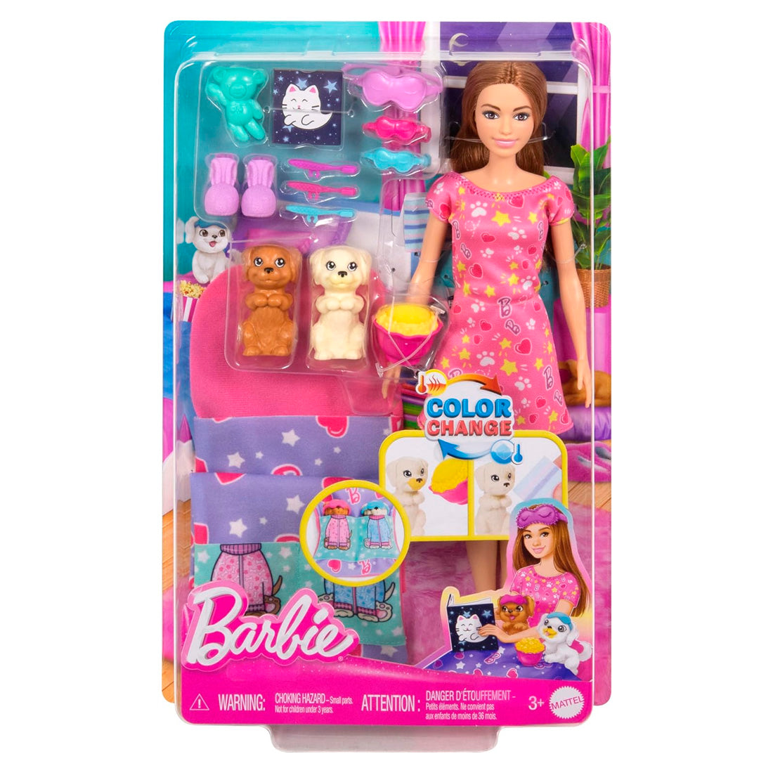 Barbie Aile Barbie Ve Köpekler Pijama Par-4 Hxn01