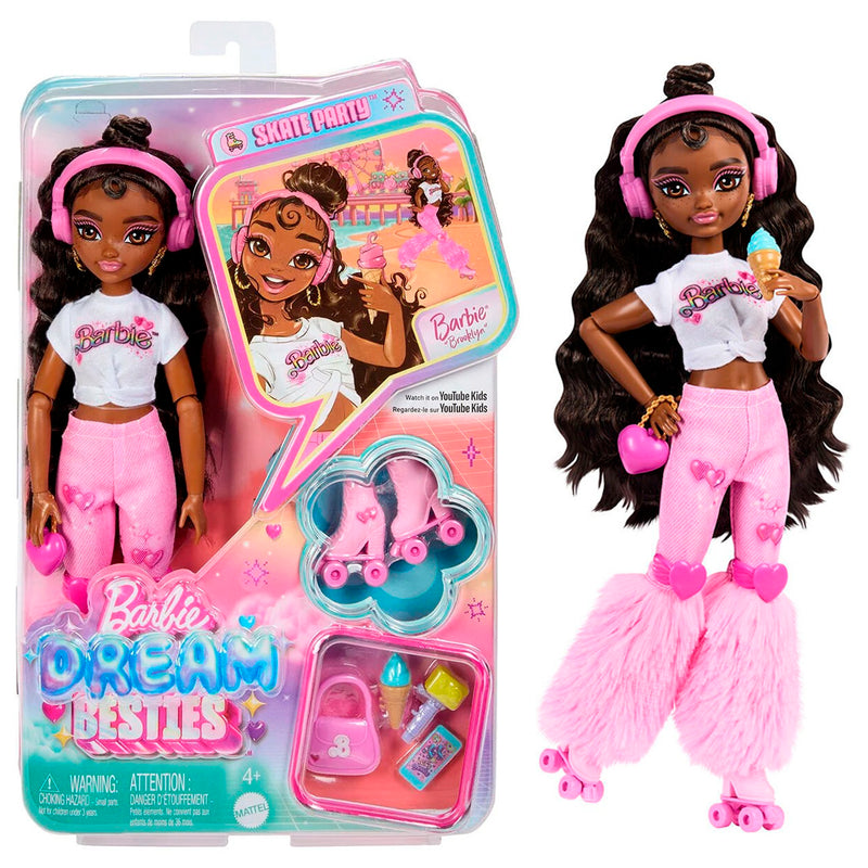 Barbie Dream Besties Paten Partisi Brooklyn Bebek Ve Aksesuarları Mtl-Jfx97