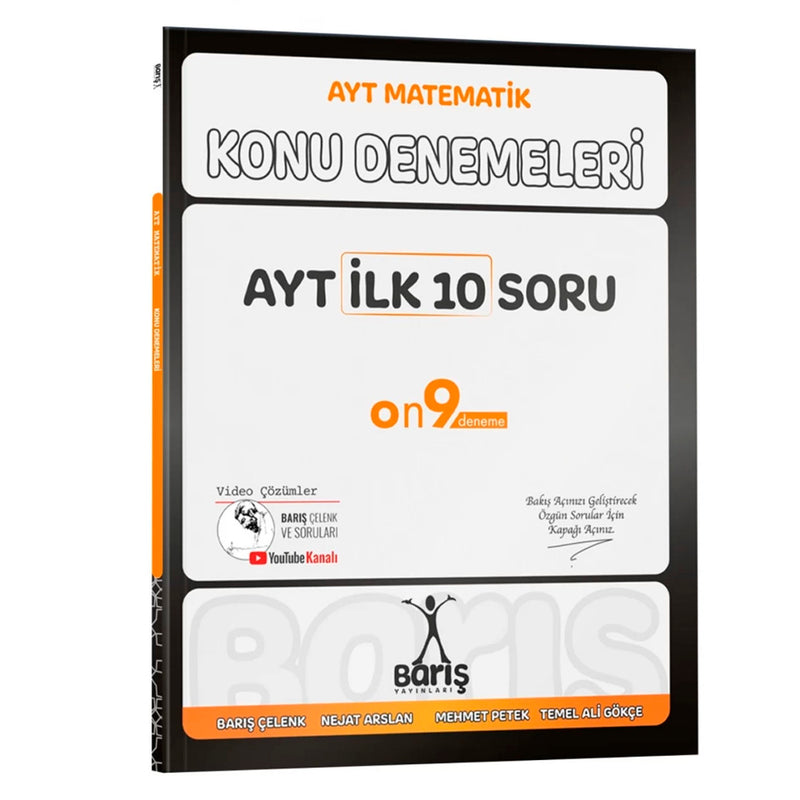 Barış Yayınları AYT Matematik İlk 10 Soru Konu Denemeleri