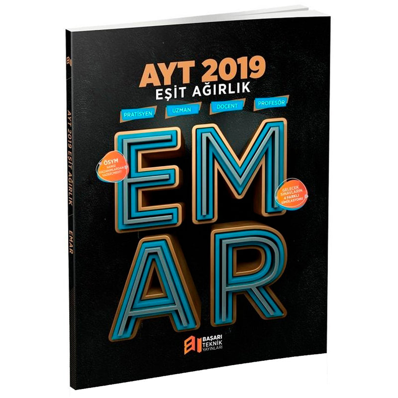 Başarı Teknik Yayınları AYT Eşit Ağırlık EMAR 2019 Çıkmış Sorular ve Soru Bankası
