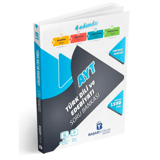Başarıyorum Yayınları AYT Edebiyat 4 Adımda Soru Bankası