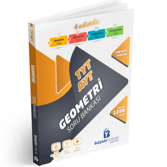 Başarıyorum Yayınları TYT AYT Geometri 4 Adımda Soru Bankası