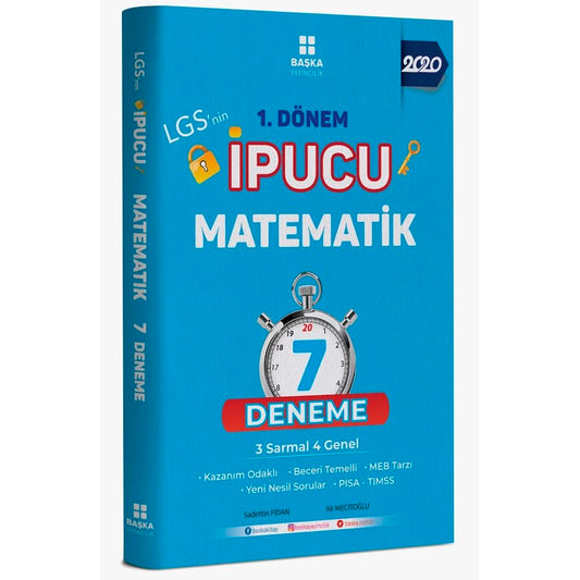 Başka Yayınları 8. Sınıf LGS 1. Dönem Matematik İpucu 7 Deneme