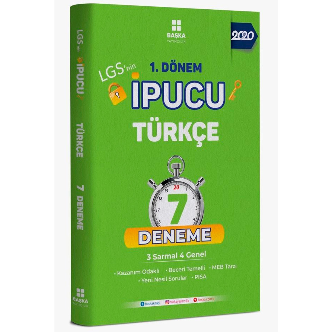 Başka Yayınları 8. Sınıf LGS 1. Dönem Türkçe İpucu 7 Deneme