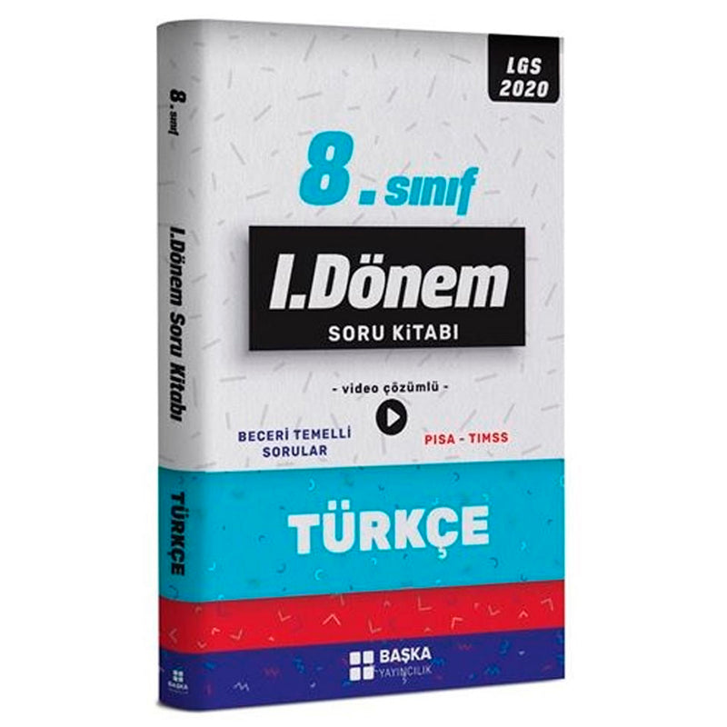 Başka Yayınları 8. Sınıf LGS 1. Dönem Türkçe Soru Kitabı