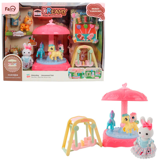 Bay Dreamy Mini Tavşan- Atlıkarınca Eğlence Serisi