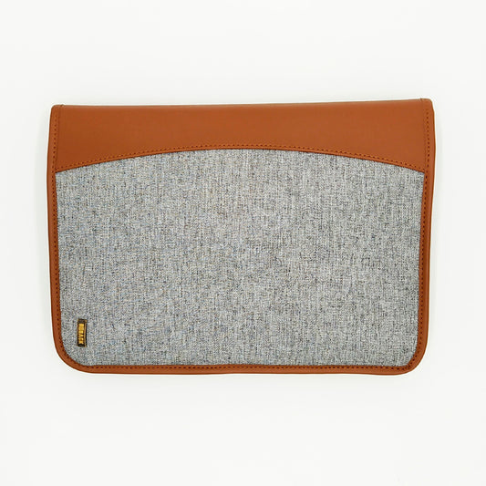 Bback Organizer 25x34.5 Taba Kumaş Deri Kulpsuz El Portföyü 812