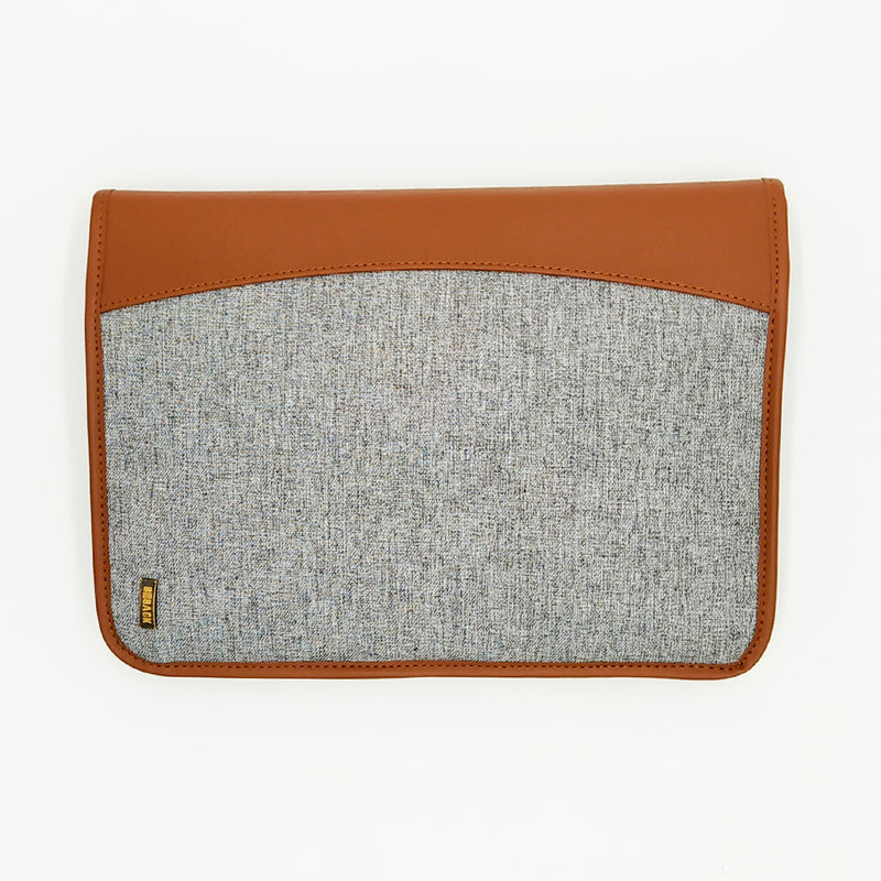 Bback Organizer 25x34.5 Taba Kumaş Deri Kulpsuz El Portföyü 812