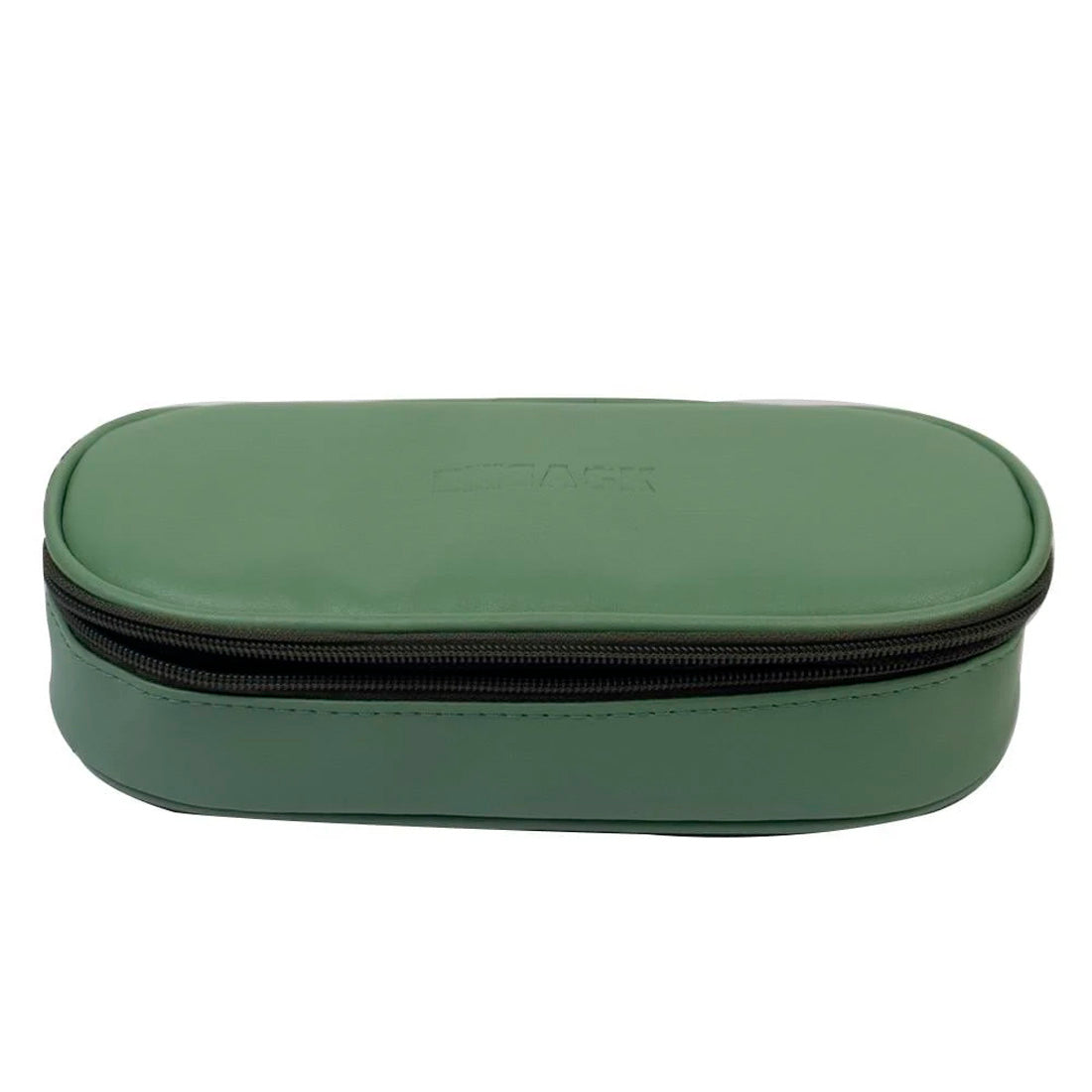 Bback Oval Açık Yeşil Suni Deri Kalem Çantası