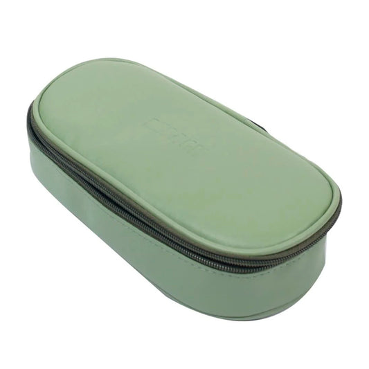 Bback Oval Açık Yeşil Suni Deri Kalem Çantası