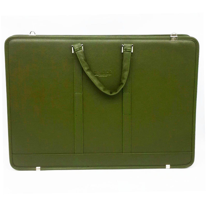 Bback Suni Deri 40x55 Yeşil Proje Çantası - Sanat Resim ve Çizim Portföyü