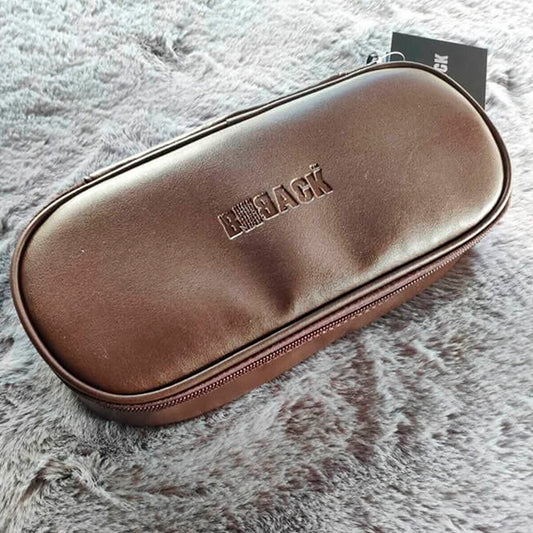 Bback Suni Deri Hazneli Kahve Unisex Kalemlik