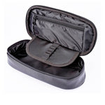 Bback Suni Deri Hazneli Siyah Kalem Kutusu