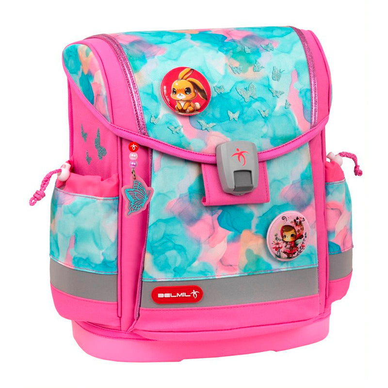 Belmil Aqua Rose Ergonomik Mıknatıslı Okul Çantası 405-78/AG