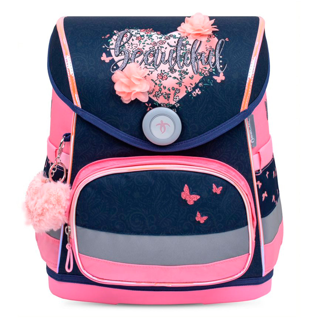 Belmil Beatiful Flowers Ergonomik Mıknatıslı Okul Çantası 405-41/AG